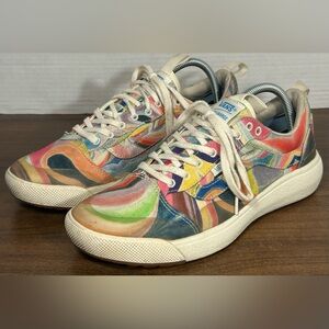 vans ultrarange Chris Johanson Men’s Shoes Size 9 Women 10.5 Multicolor